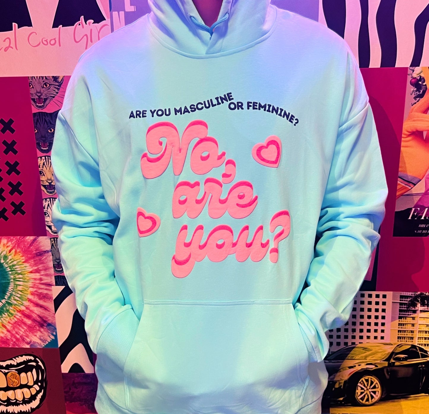 No, are you? Hoodie