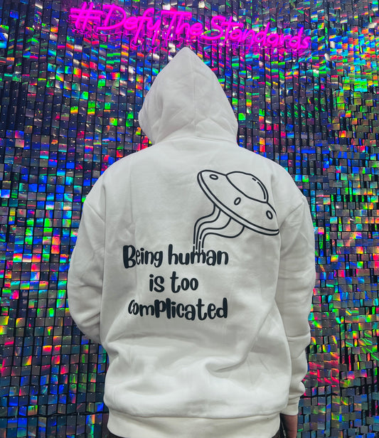 Being human hoodie - WHITE