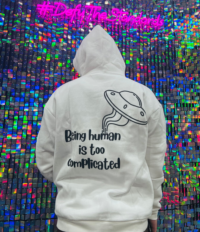 Being human hoodie - WHITE