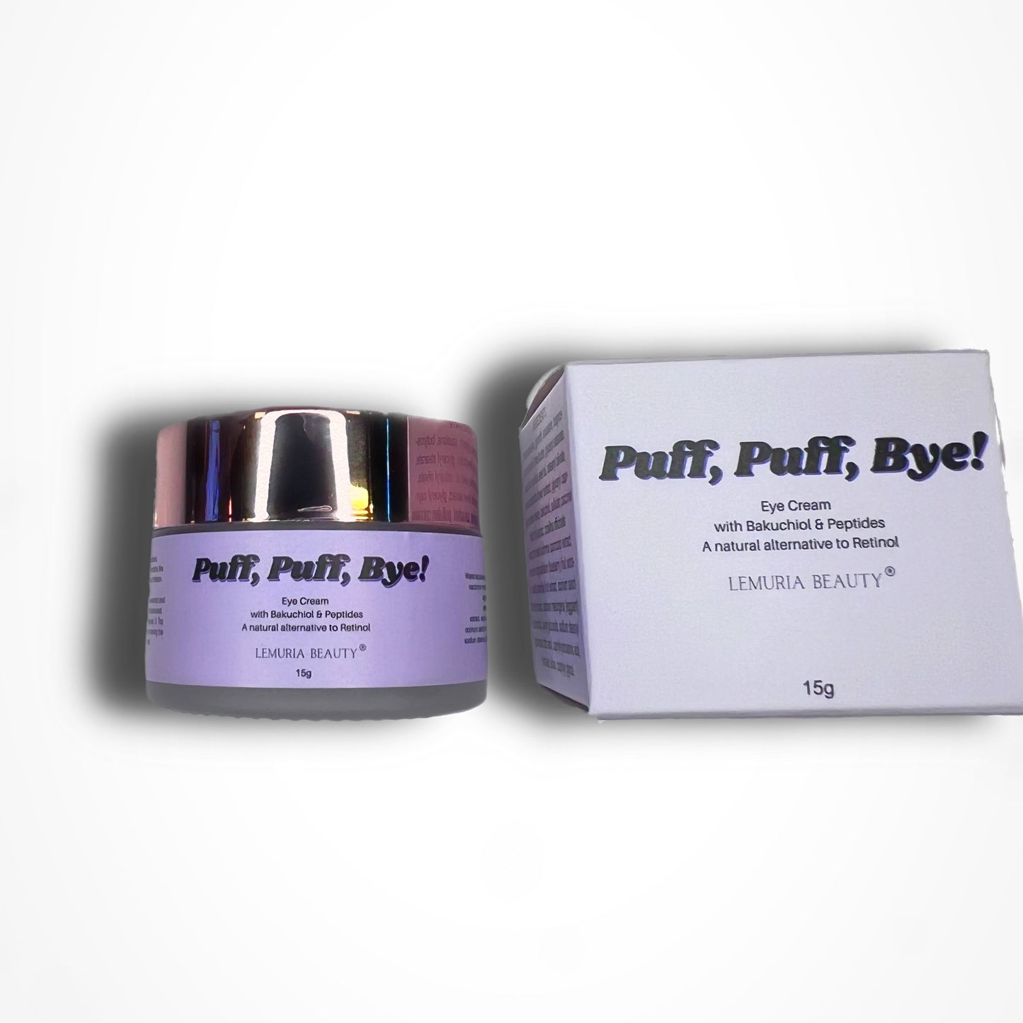 Puff puff bye eye cream