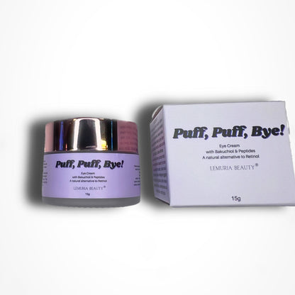 Puff puff bye eye cream