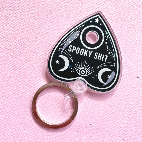 Spooky Shit Oujia Keychain